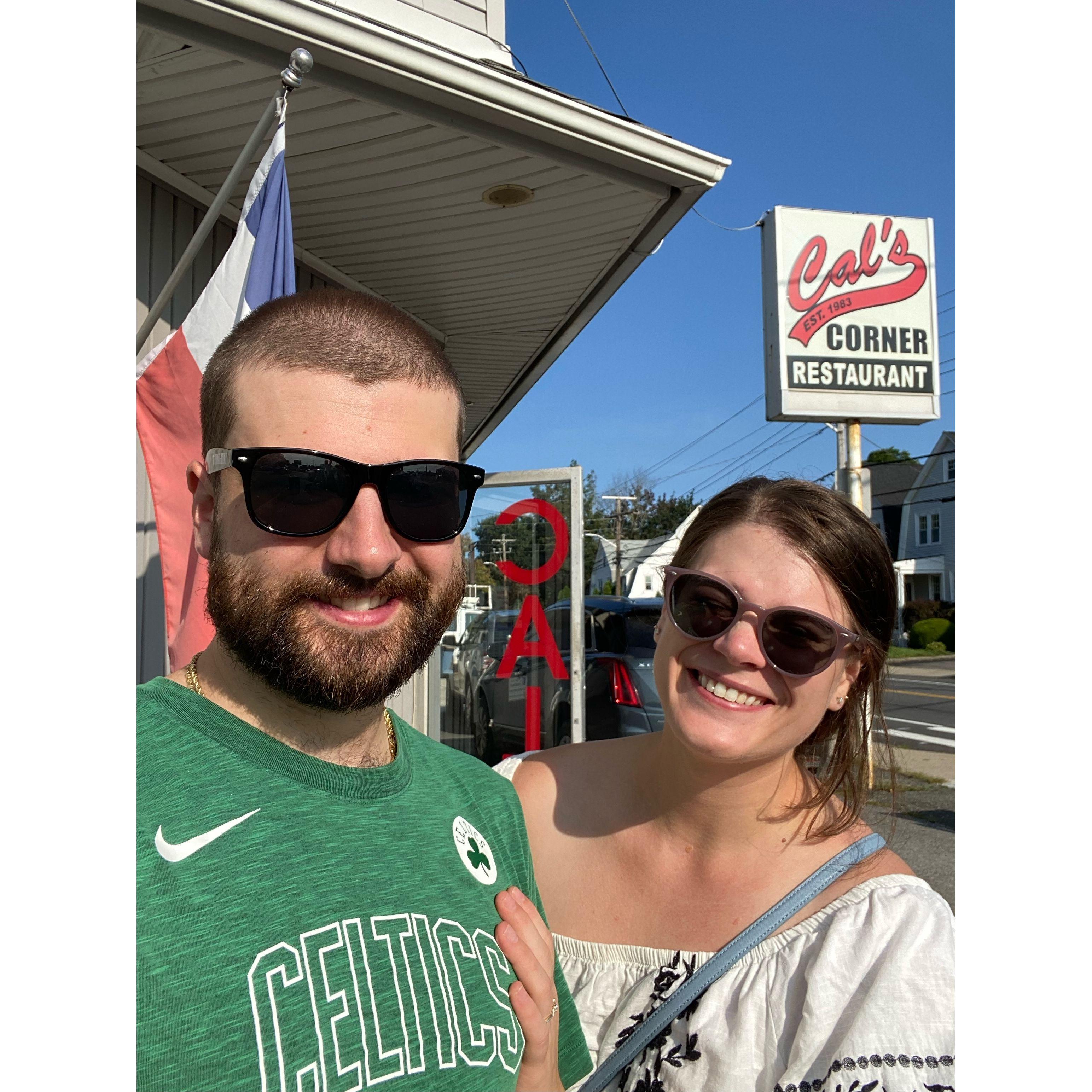 The restaurant where we had our first date.