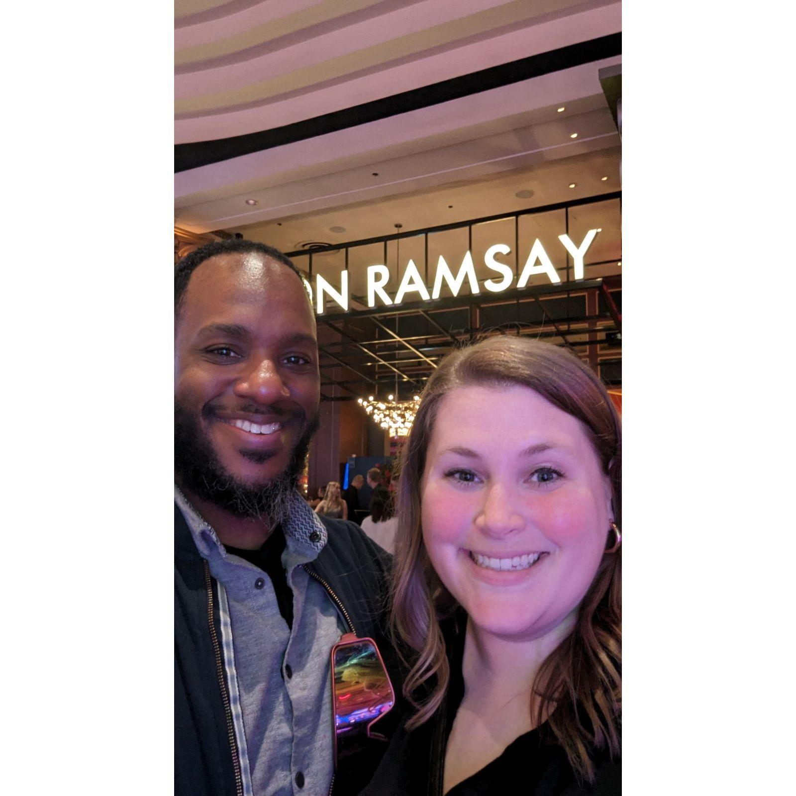 Vegas to see Adele and we had to try a Gordon Ramsay restaurant!