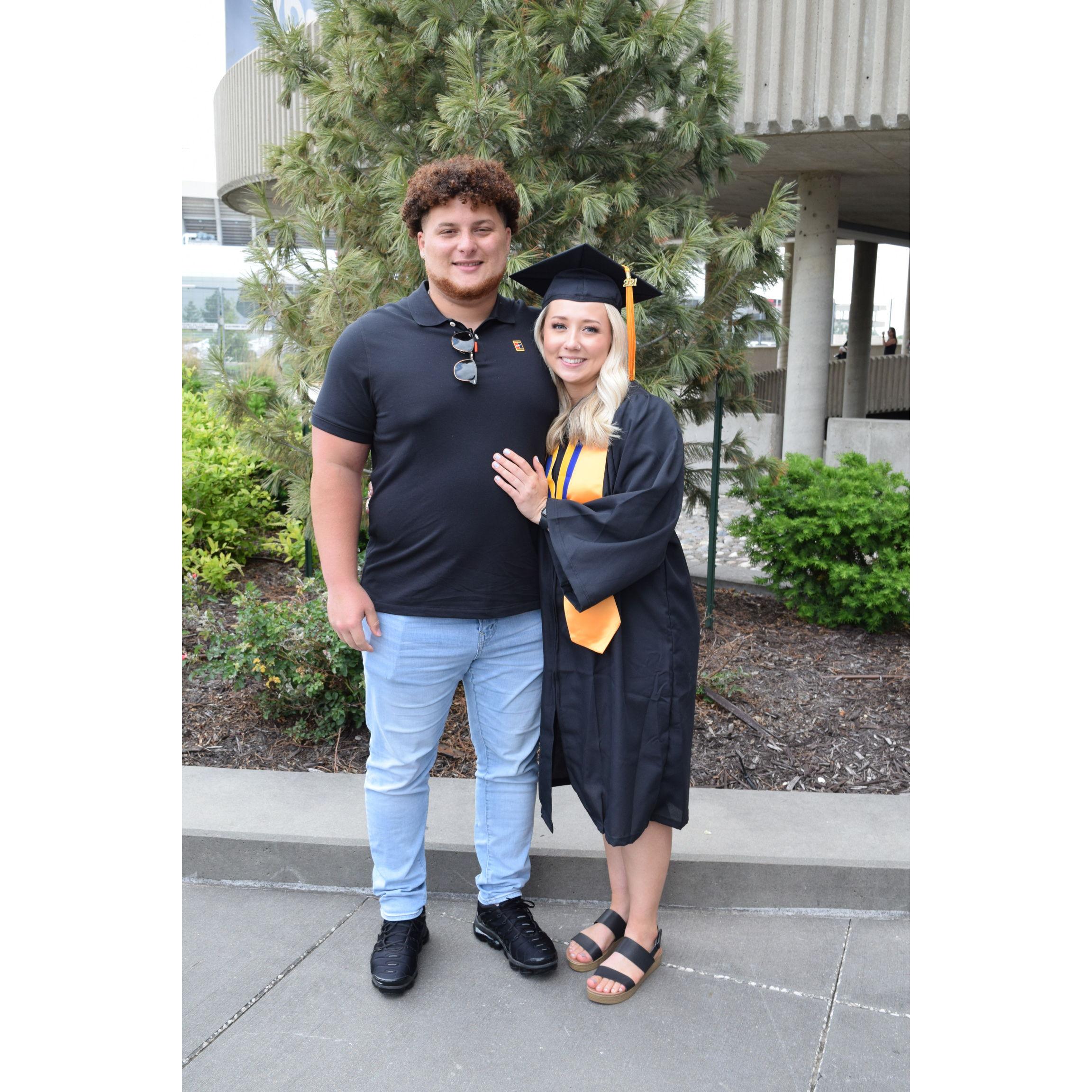 Ky's nursing school graduation