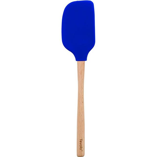 Tovolo Flex-Core Wood Handled Jumbo Spatula - Stratus Blue