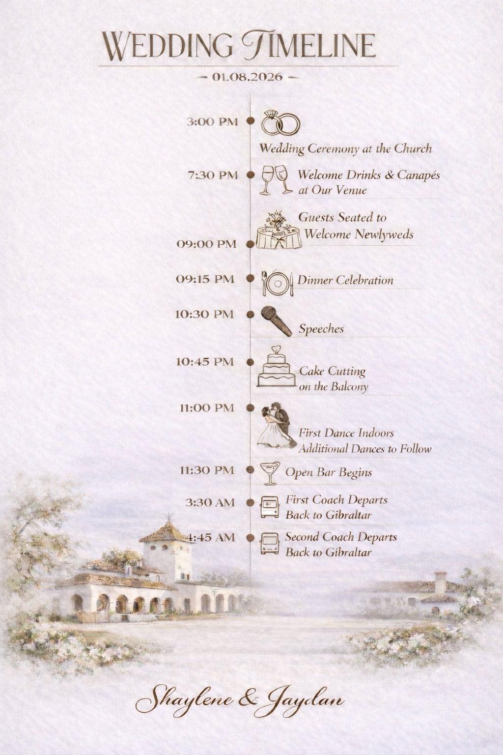The Wedding Website of Shaylene Lima and Jaydan Parody