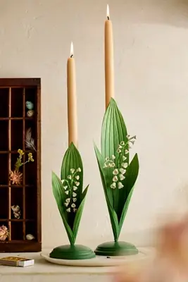 Lily of the Valley Taper Holder