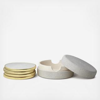 Shagreen Coaster, Set of 4