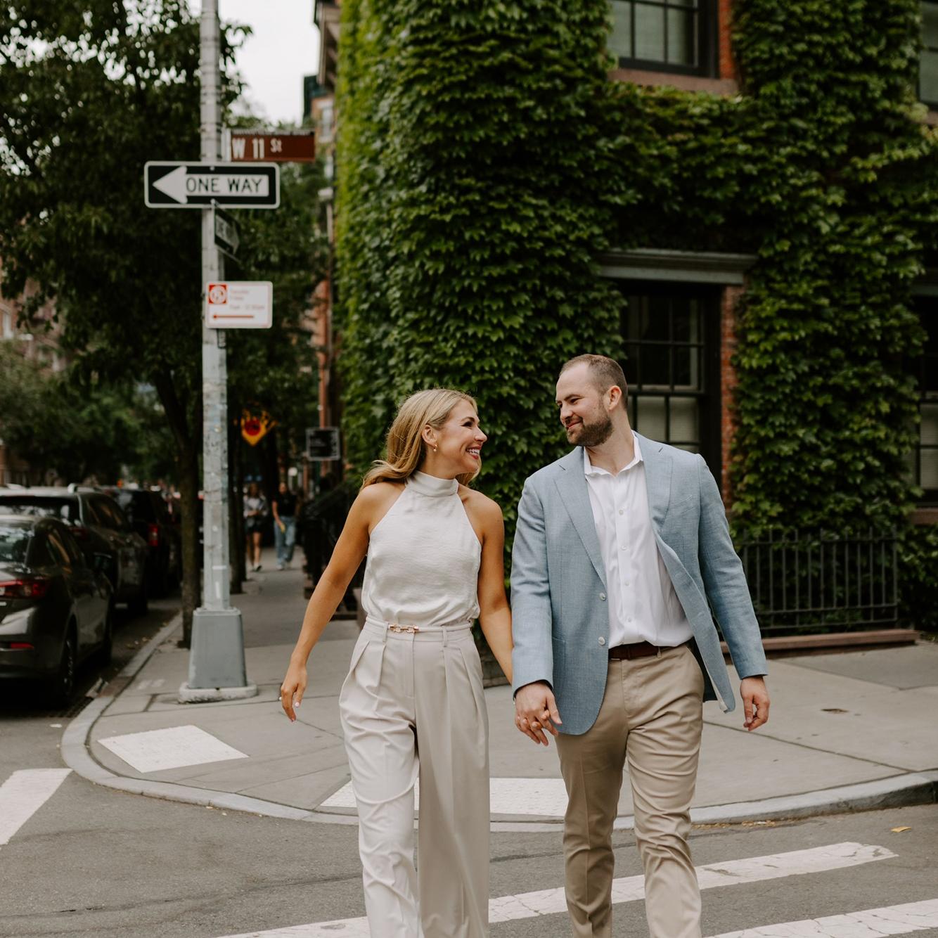 Our engagement photos in NYC - June 2023