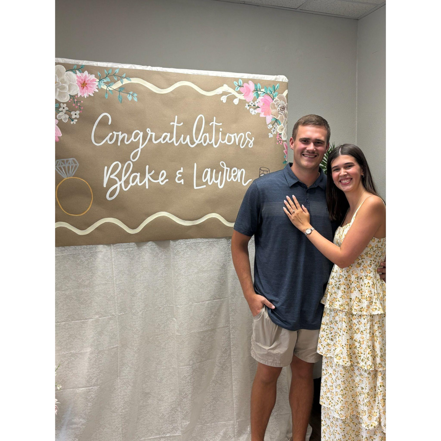 Our engagement party!