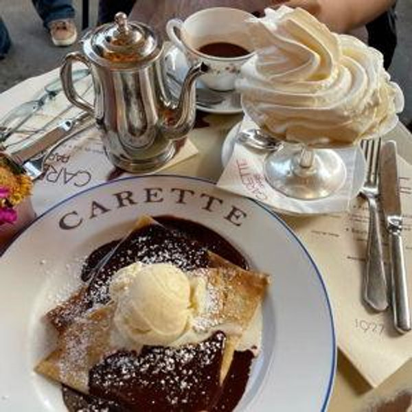 Coffee & Crepes at Carette