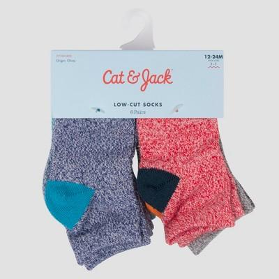 6pk So-Soft Low Cut Socks - Cat & Jack™ Navy