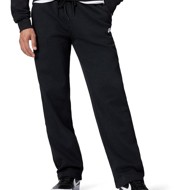 Nike Men's Club Open Hem Brushed Fleece Pants