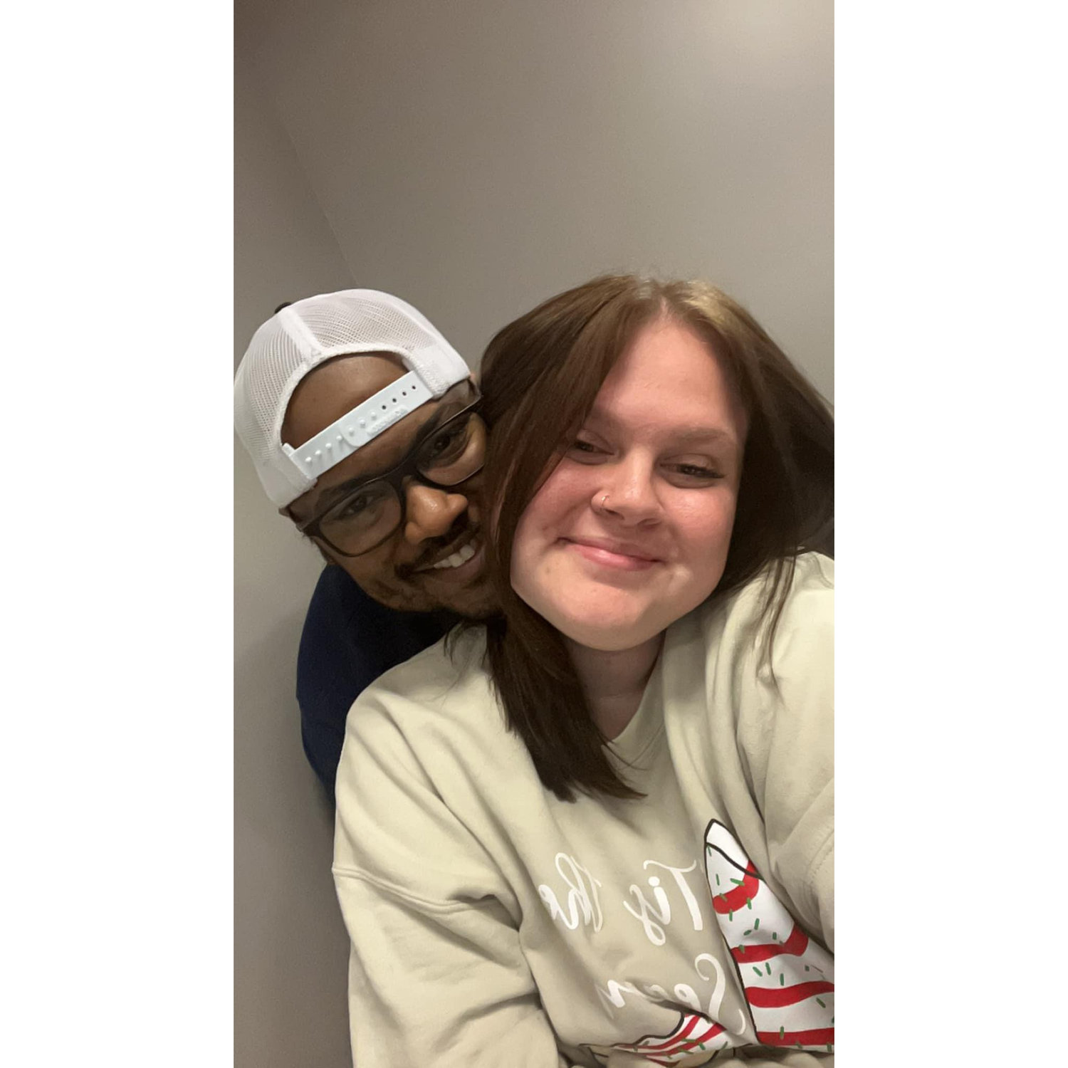 Our first photo together!