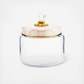 Rosy Check Kitchen Canister