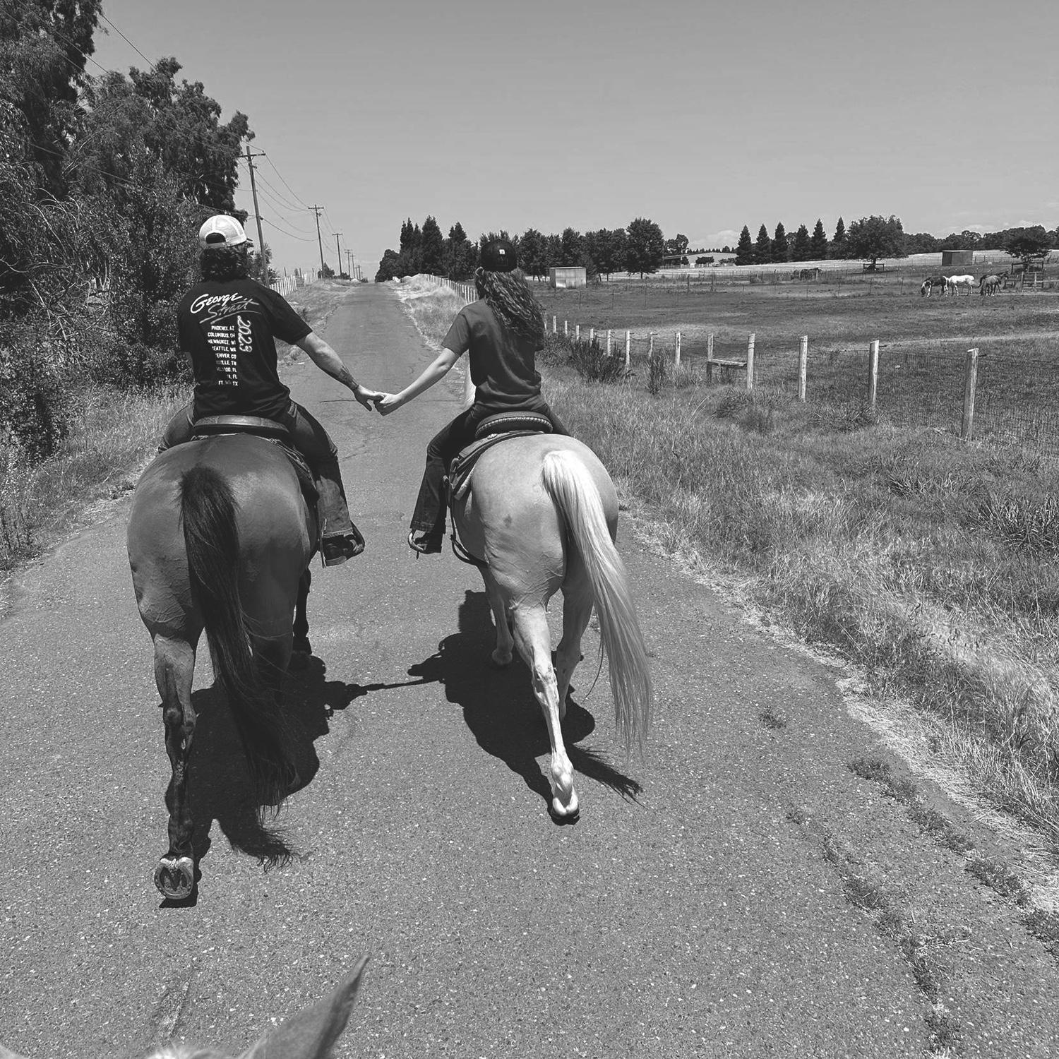 Jaycie falling in love with Grandpa John's horse, Charro. Oh and there's Britton too.