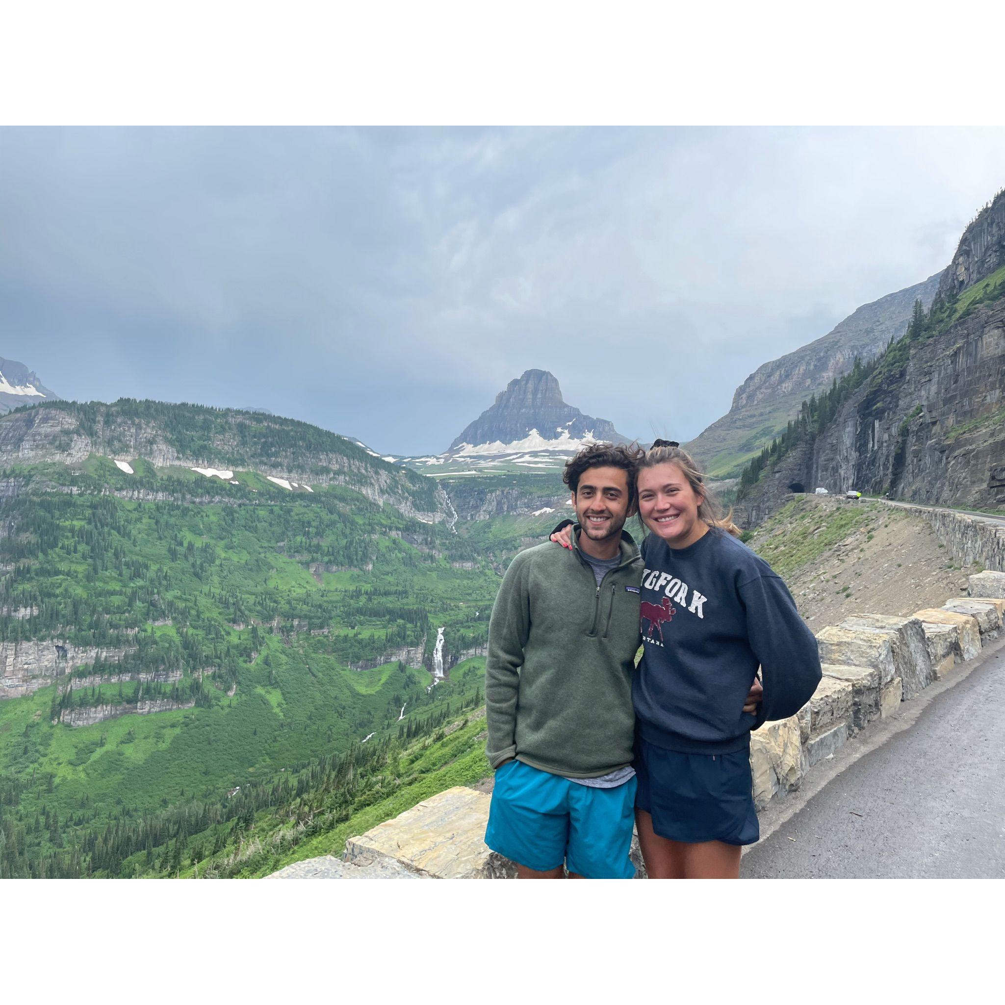 Udai's first trip to Montana, visiting Glacier NP with Shauna's family!