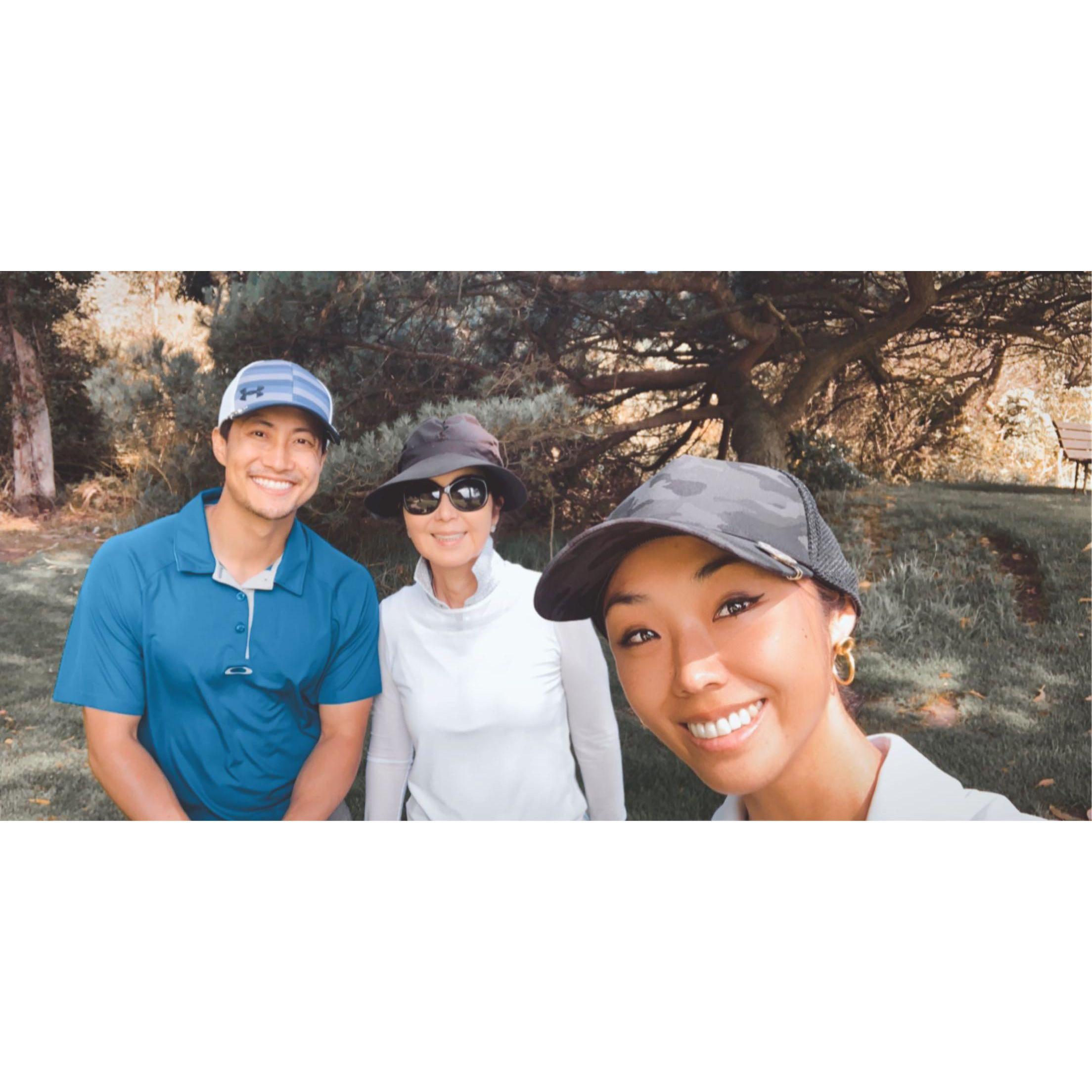 Golf with Mama Lu!