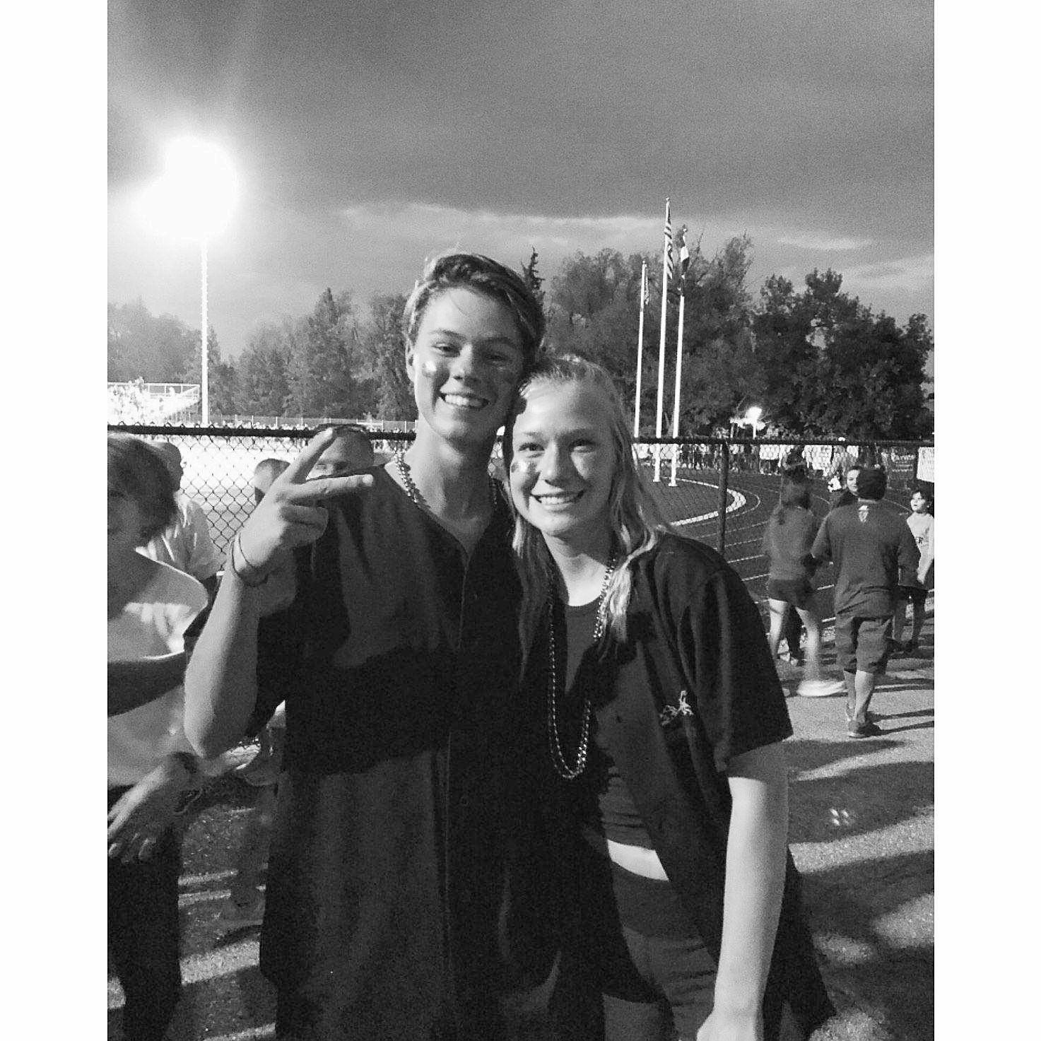 Highschool football game, 2018