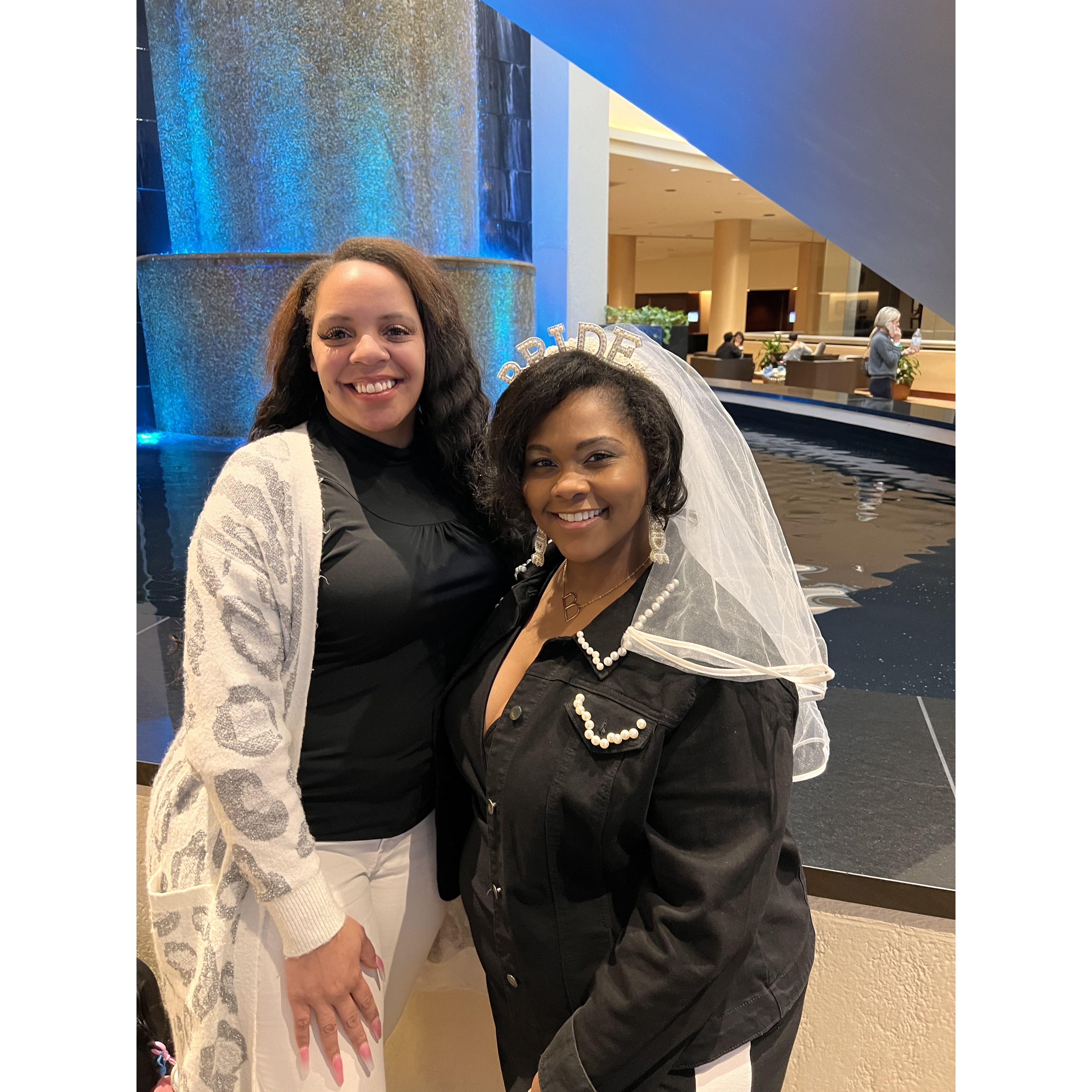 The Bride with Maid of Honor, Asha