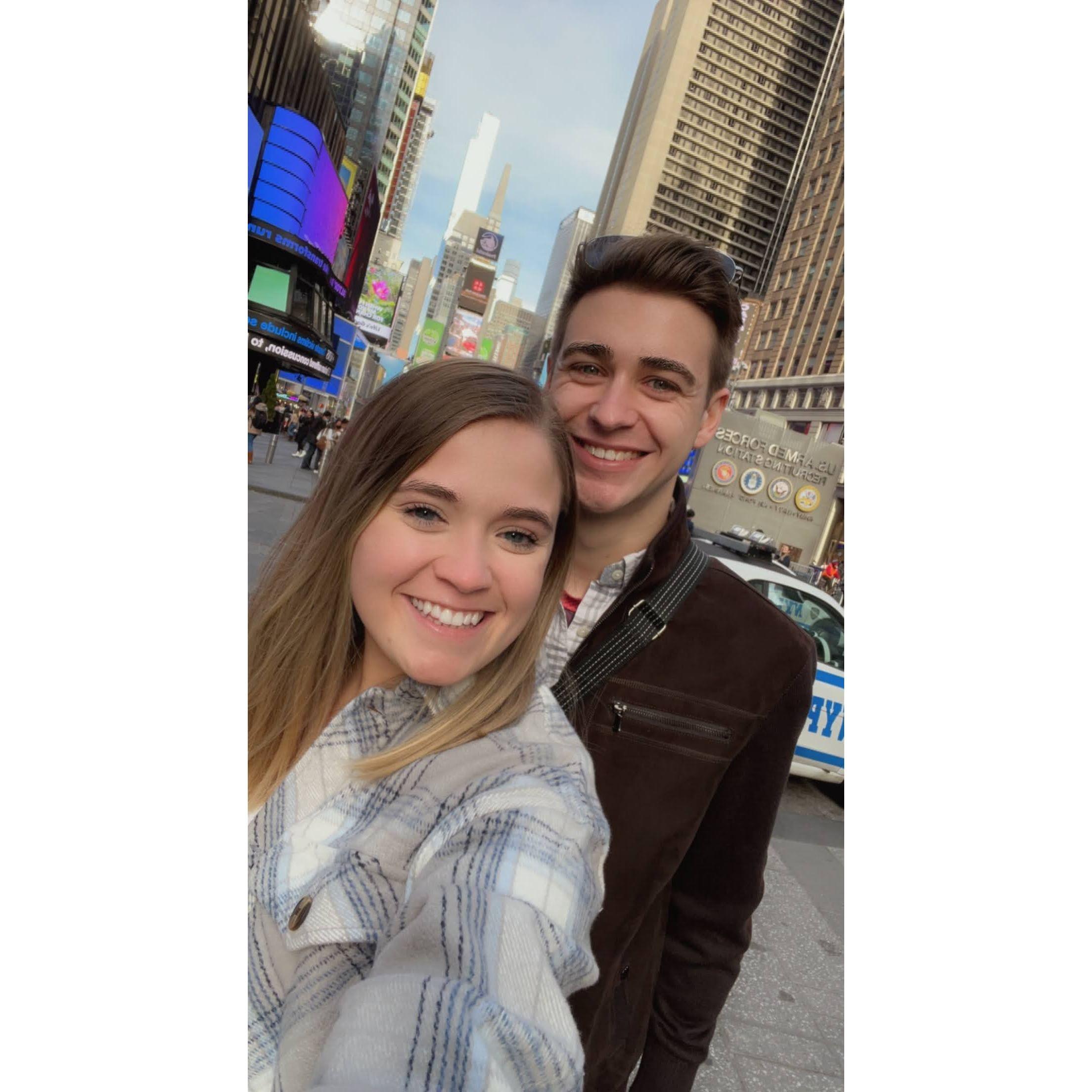 Our first day on our trip to NYC