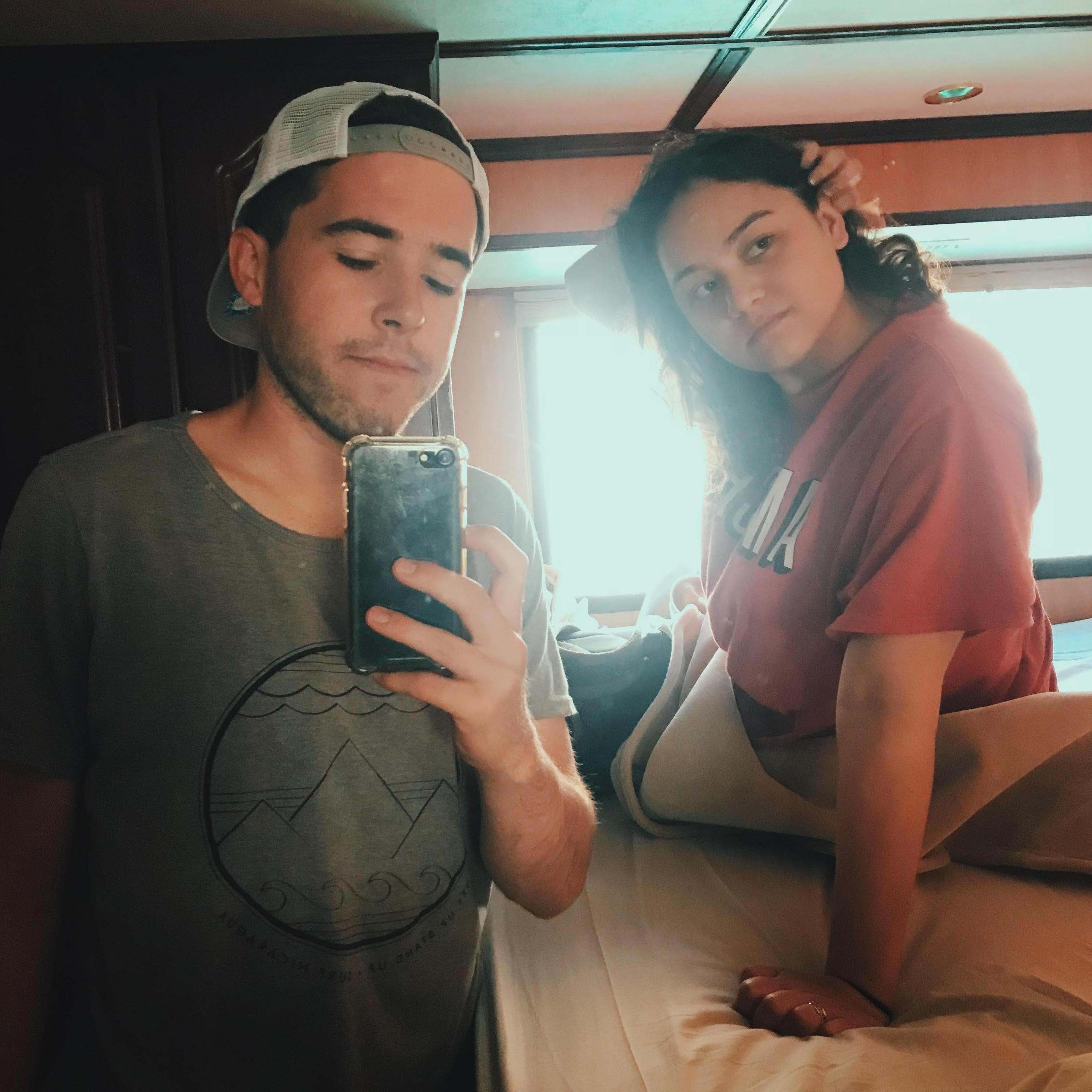 Waking up on a houseboat in Lake Powell, Utah 2018.
