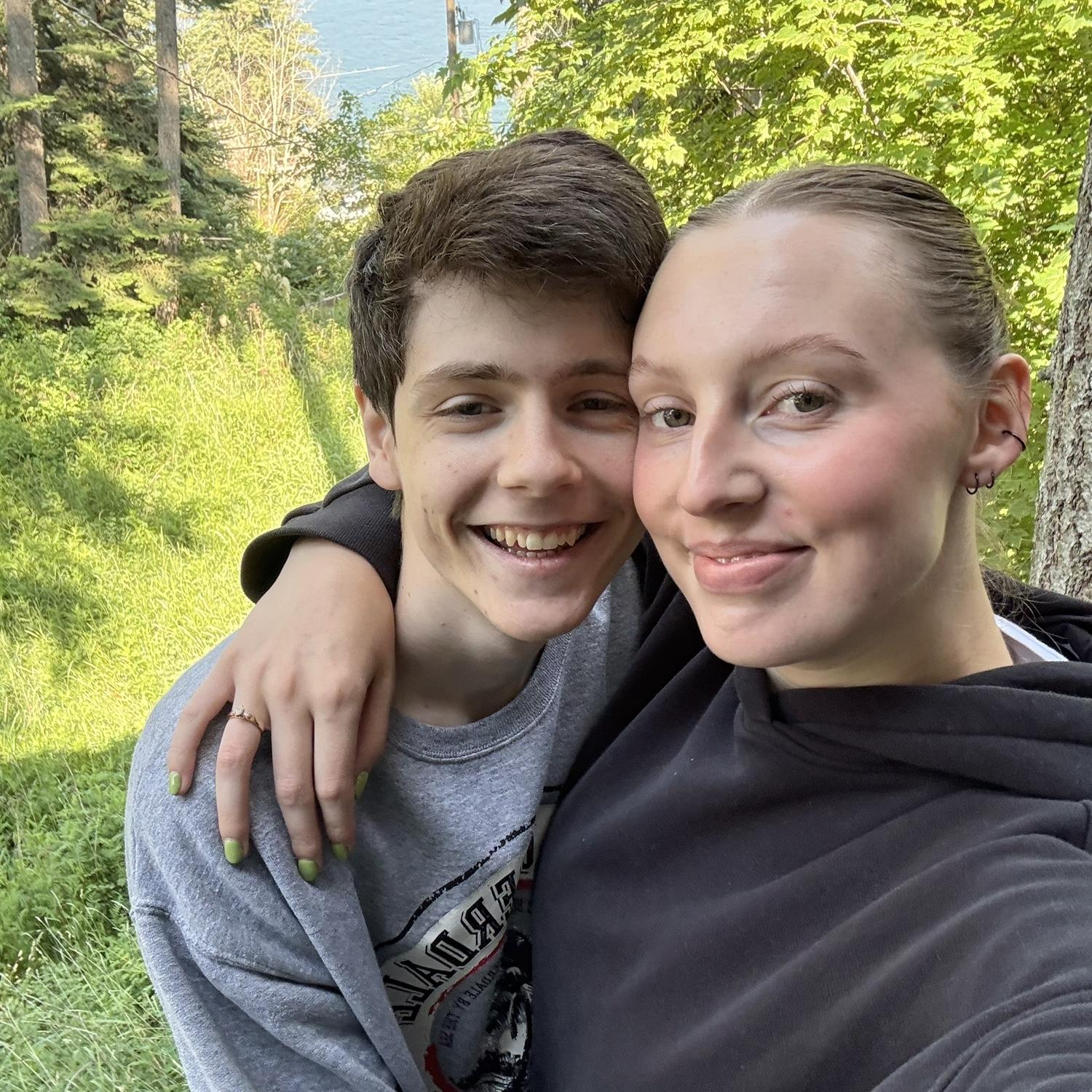 A photo from when we got engaged!