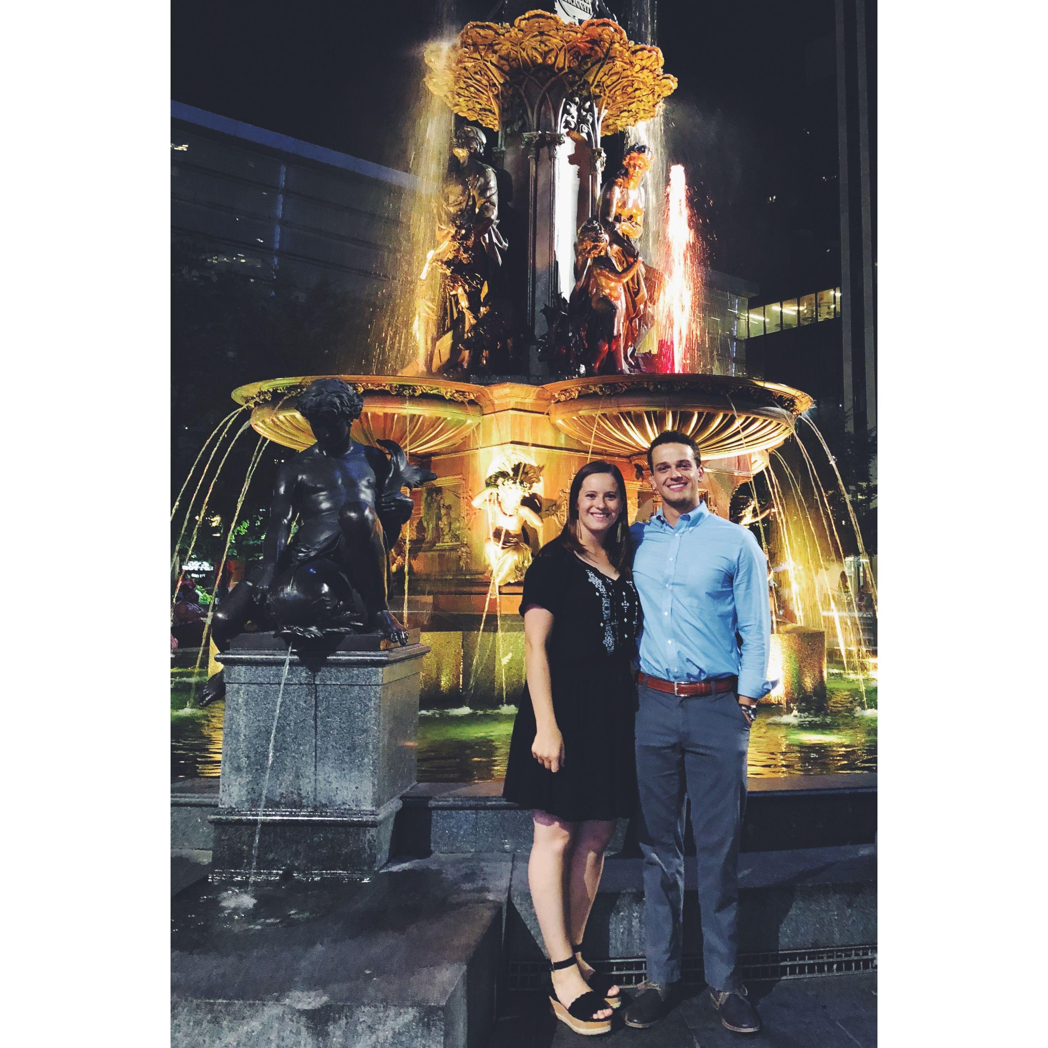 Grace's first visit to Cincinnati, August 2018