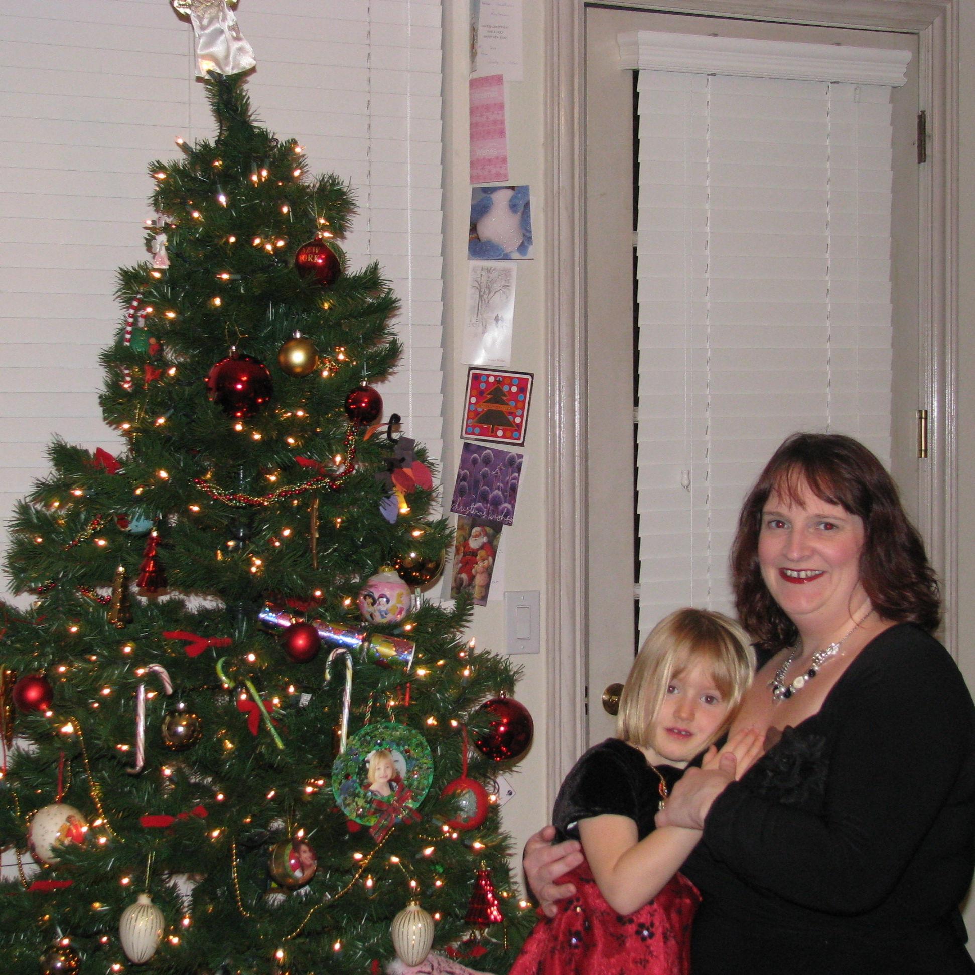 The bride & her mum (Christmas 2008)