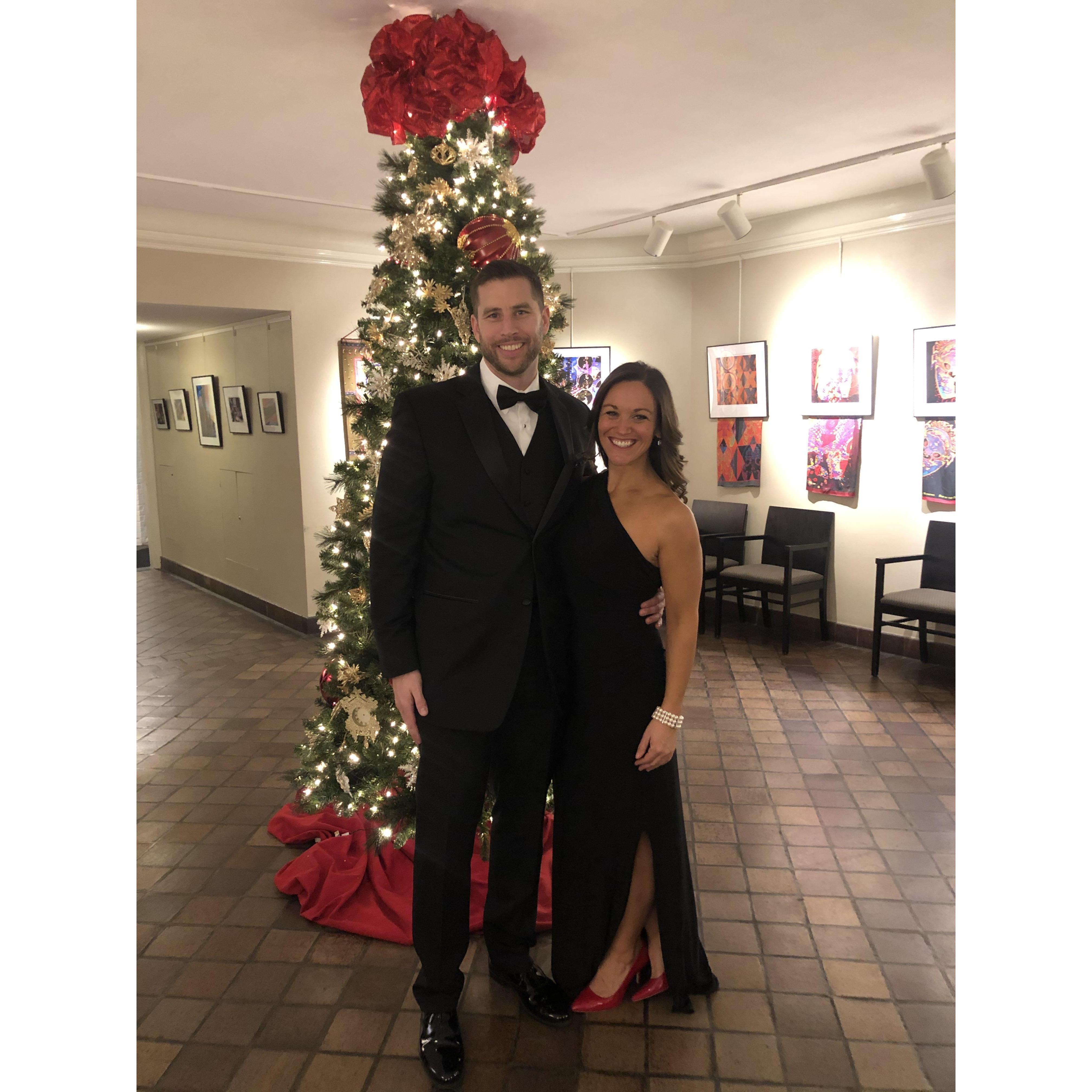 Yale holiday party, Christmas 2019
