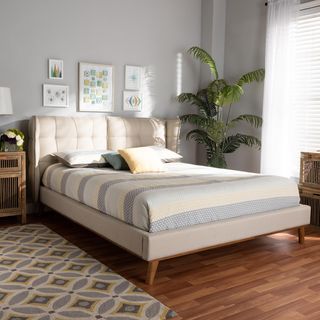 Gretchen Platform Wingback Bed
