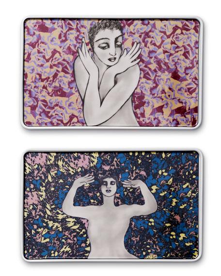 Carrol BoyesFlutter Rectangle Platters, Set of 2