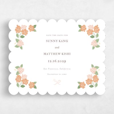 Citrus, Yellow Wedding Save the Date - Campanule Landscape