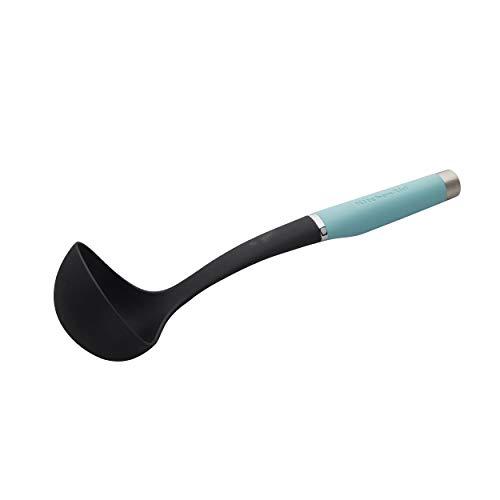 KitchenAid KO006OHAQA Gourmet Nylon Ladle, One Size, Aqua Sky