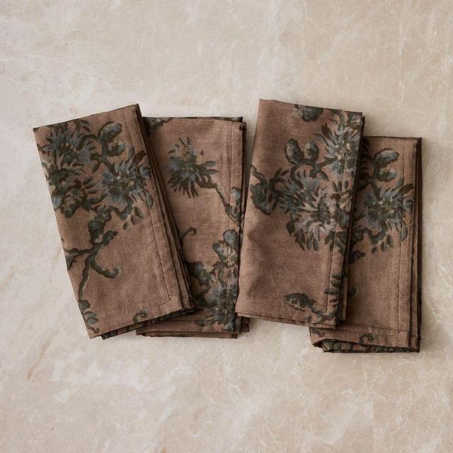Deco Blossom Napkin, Multi, Set of 4