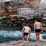 Cold Plunge in Clear Creek