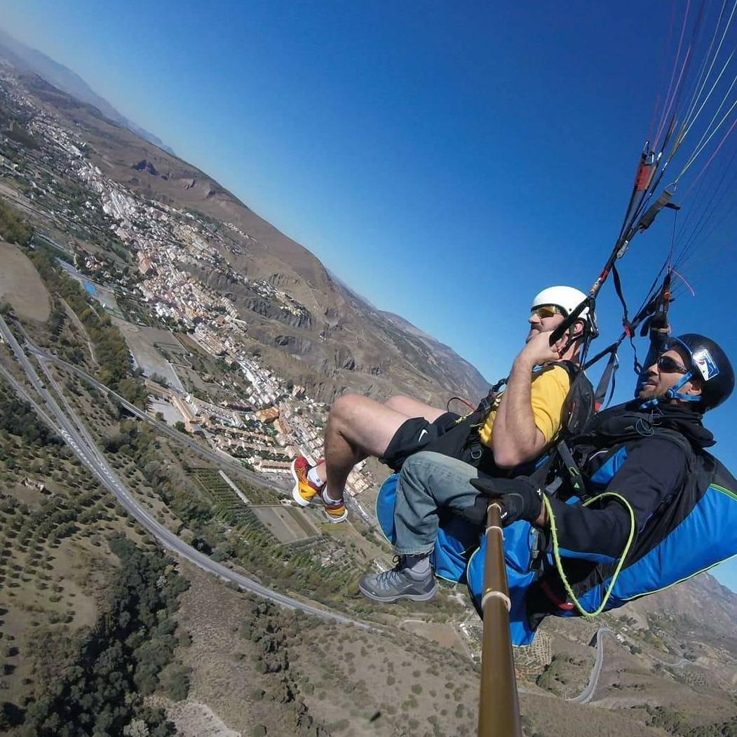 Paragliding in Granada!