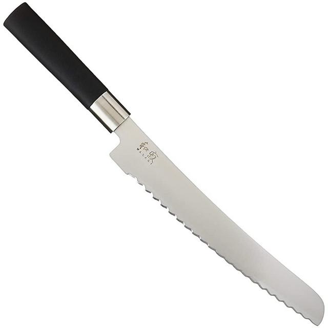 Kai Wasabi Black Bread Knife, 9-Inch