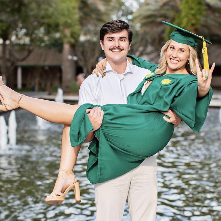 Both of our graduations from USF!