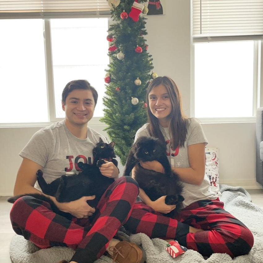 Family photo with the babies--Barry & Leo