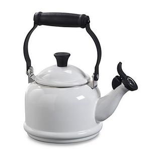 Le Creuset® Demi 1.25 qt. Whistling Tea Kettle in White