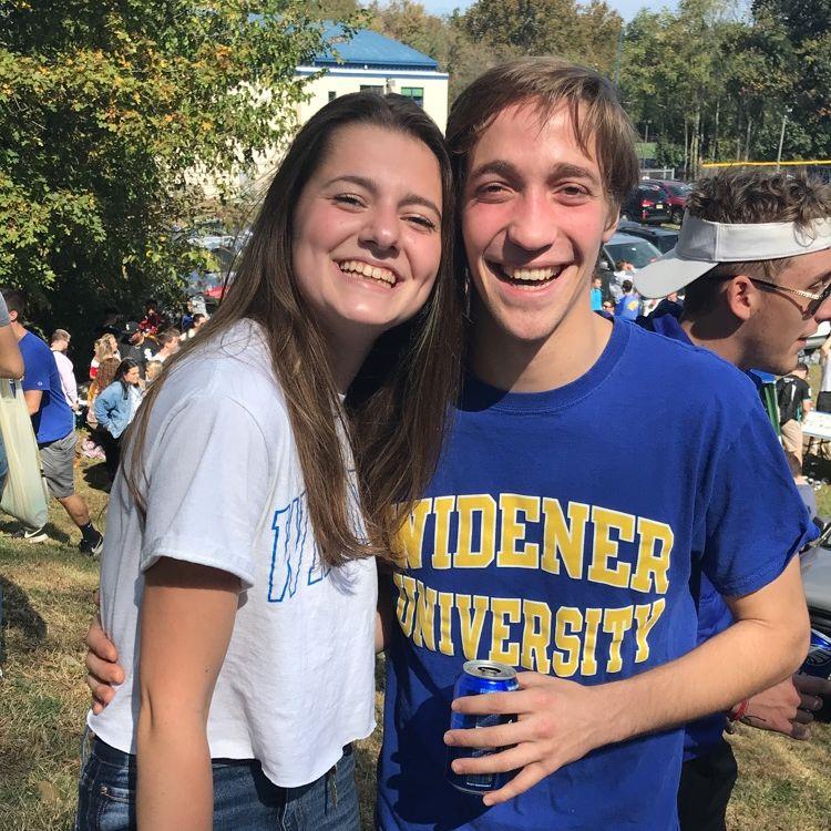 First pic together! September 2019, Widener Homecoming