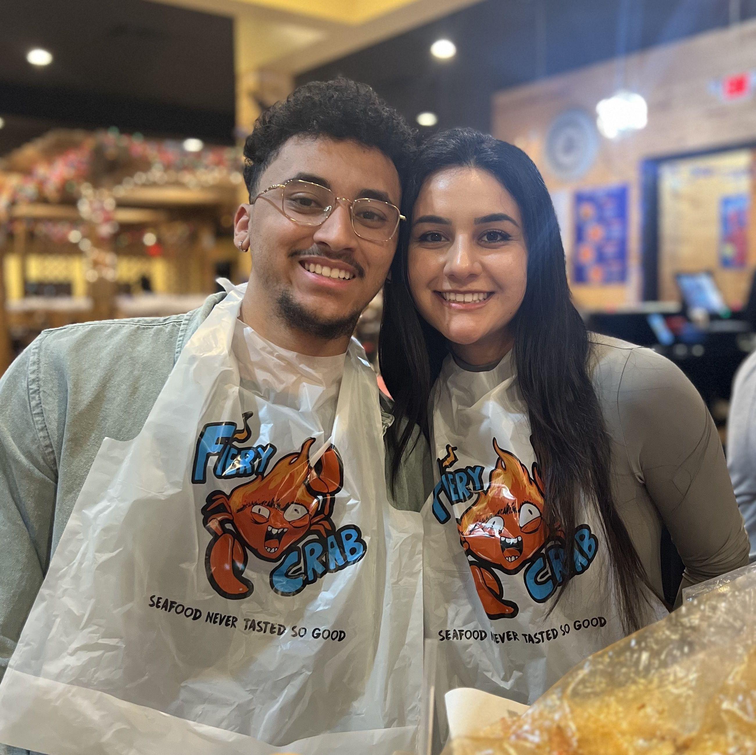 Seafood boils in New Orleans! ¡Comiendo mariscos en Nueva Orleans!
