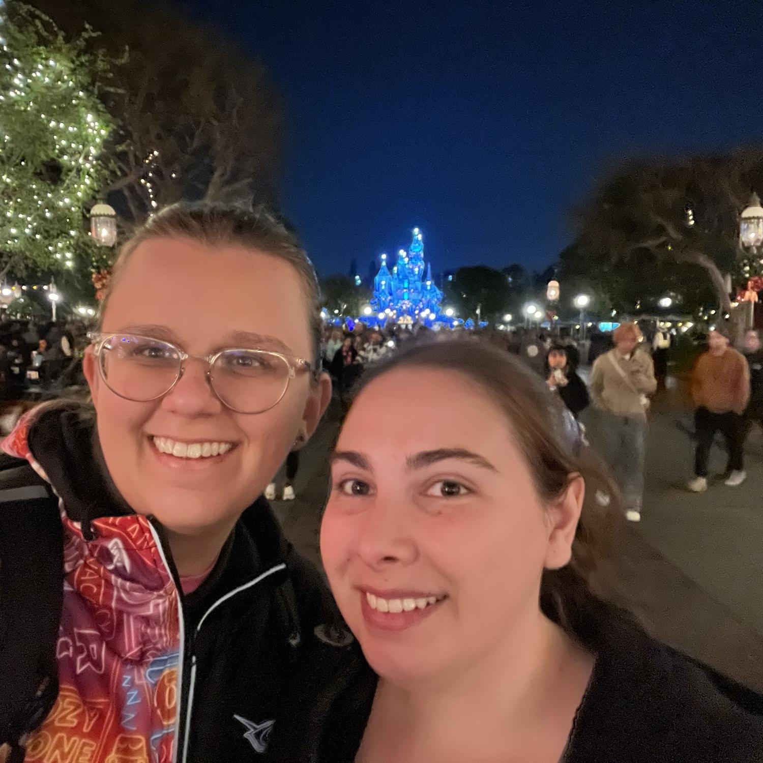 Christmas time in Disneyland