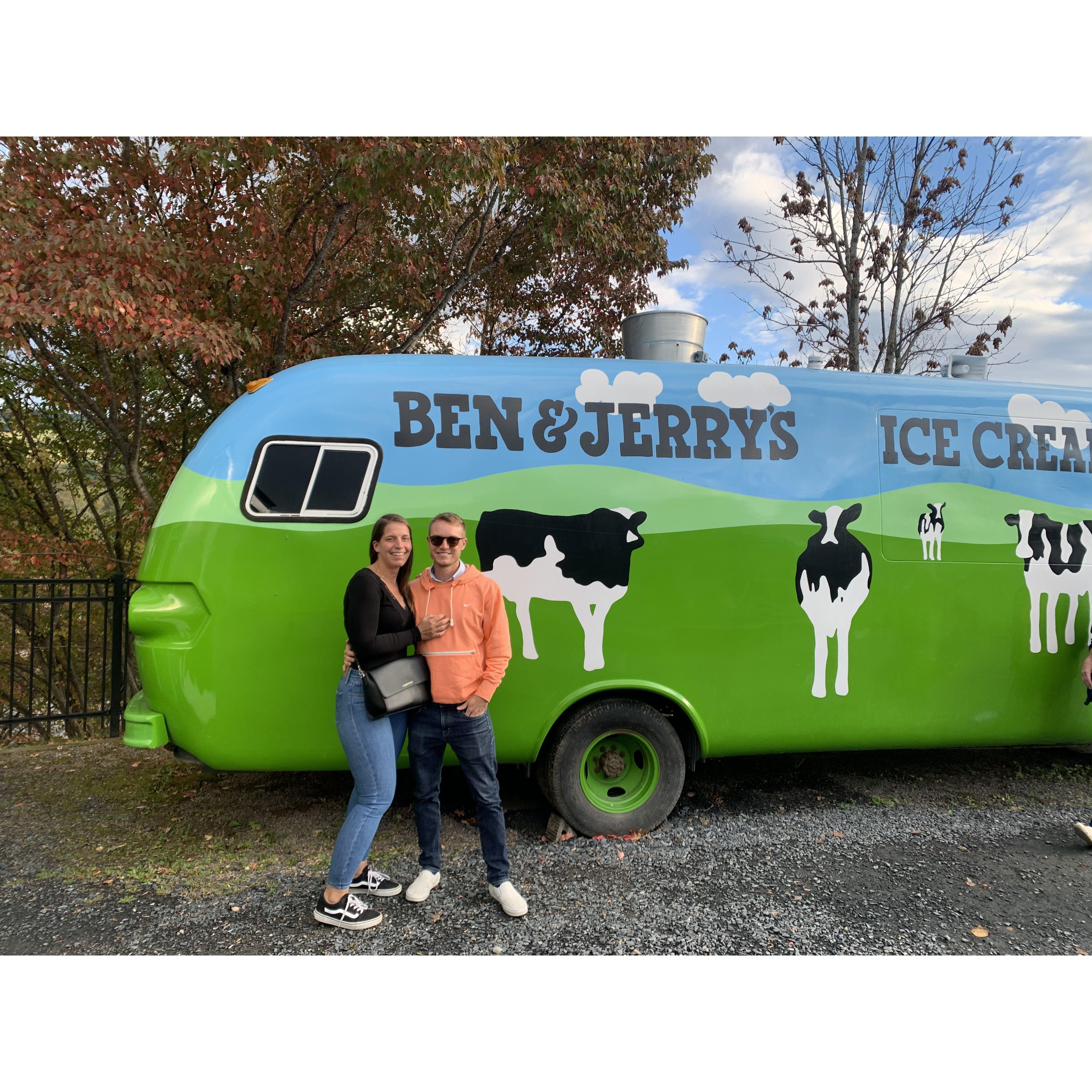 Ben & Jerry's is from Vermont, so is Nate. :)
