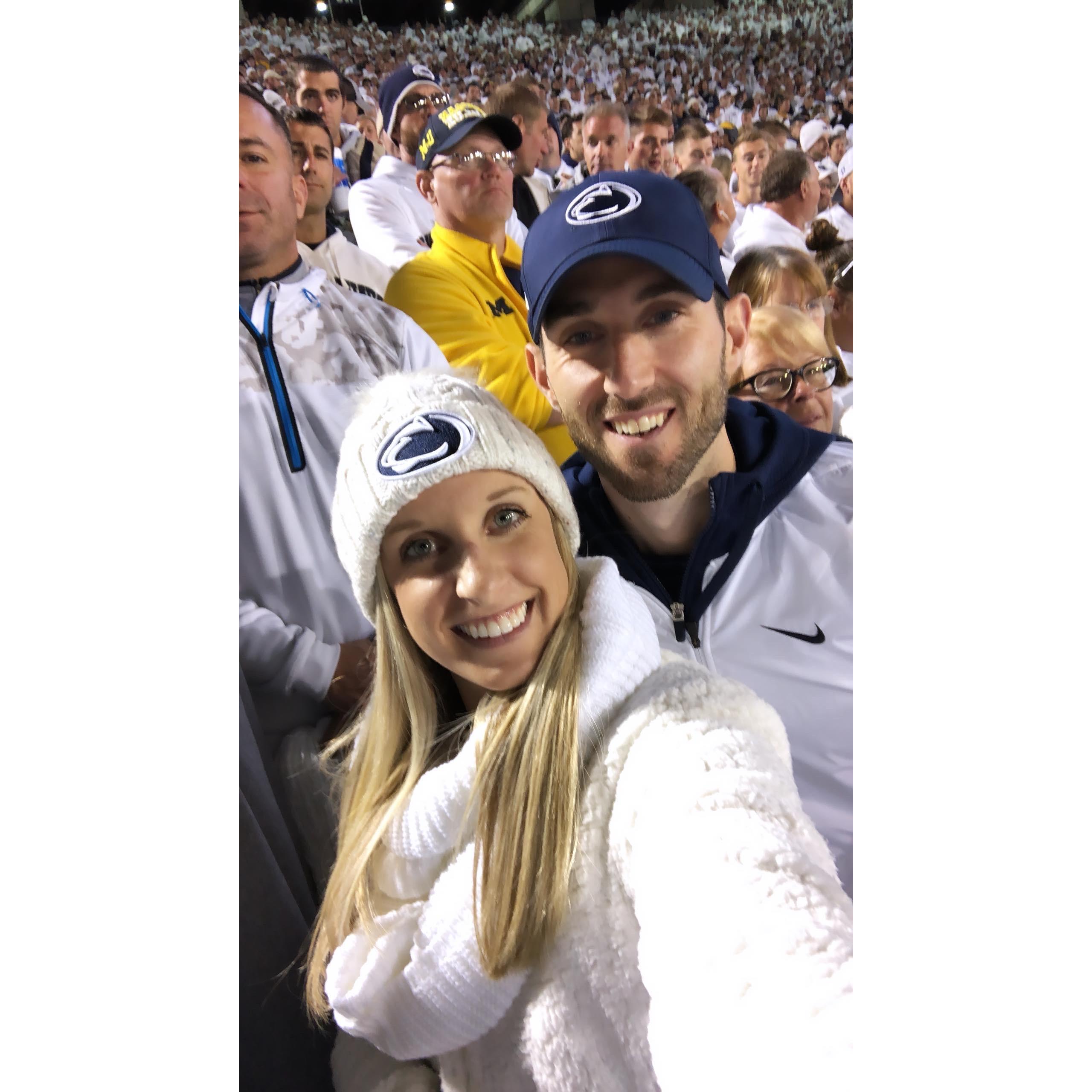 Rooting on Penn State at Beaver Stadium!