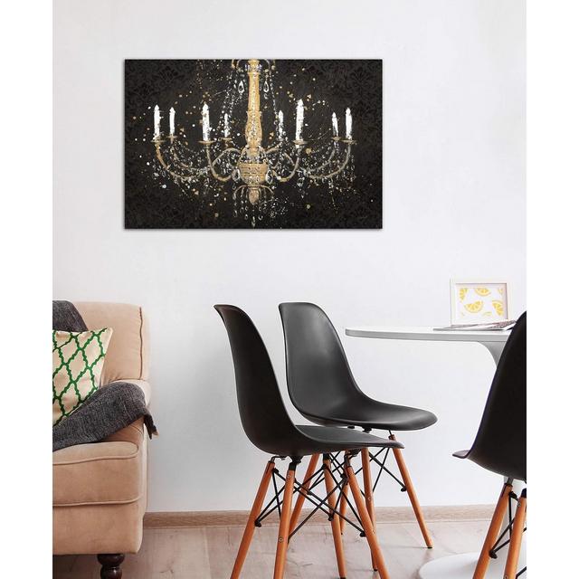 iCanvas "Grand Chandelier Black I" by James Wiens Gallery-Wrapped Canvas Print (18 x 26 x 0.75)