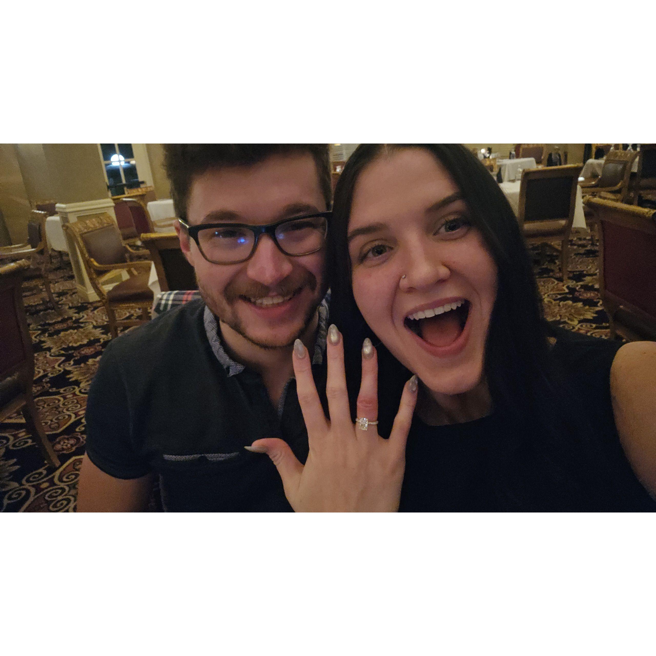 3 Year Anniversary - 1/16/25 - The night we got engaged!