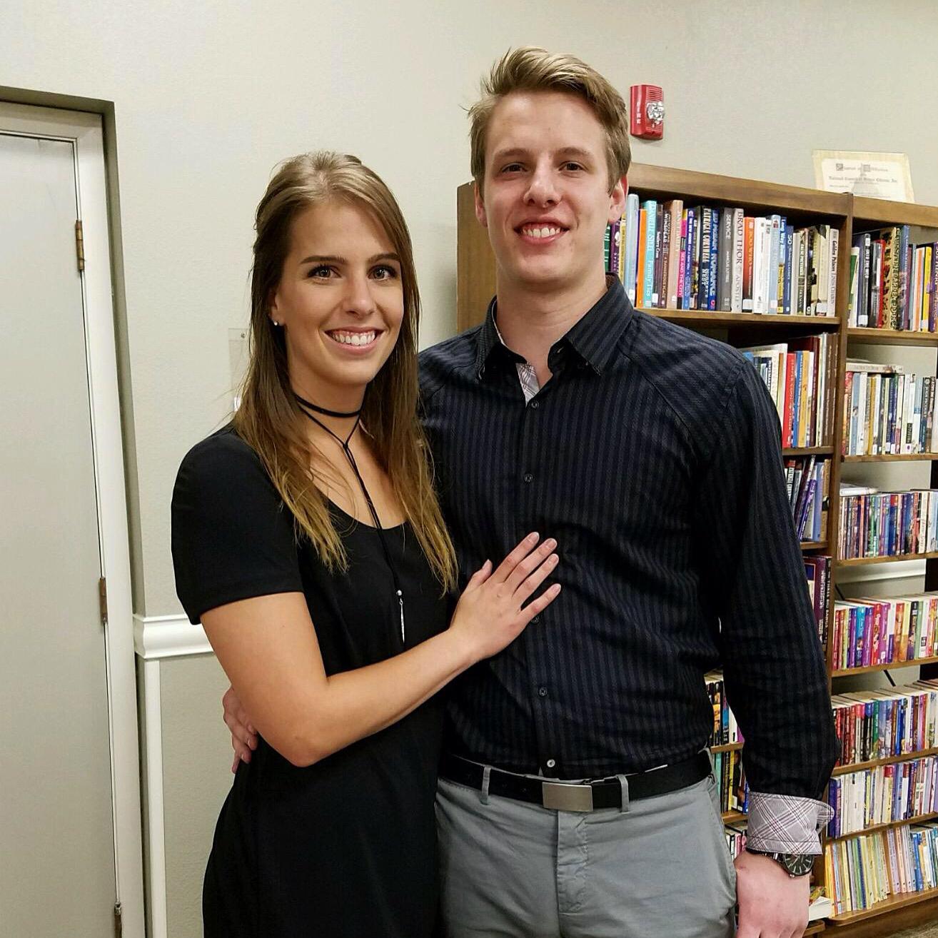 Celebrating Courtney & Colton's wedding together