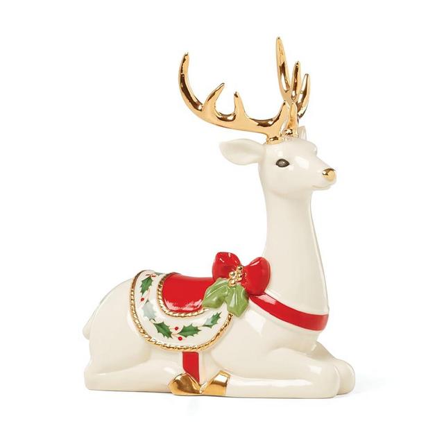 LENOX 894973 Laying Reindeer Figurine