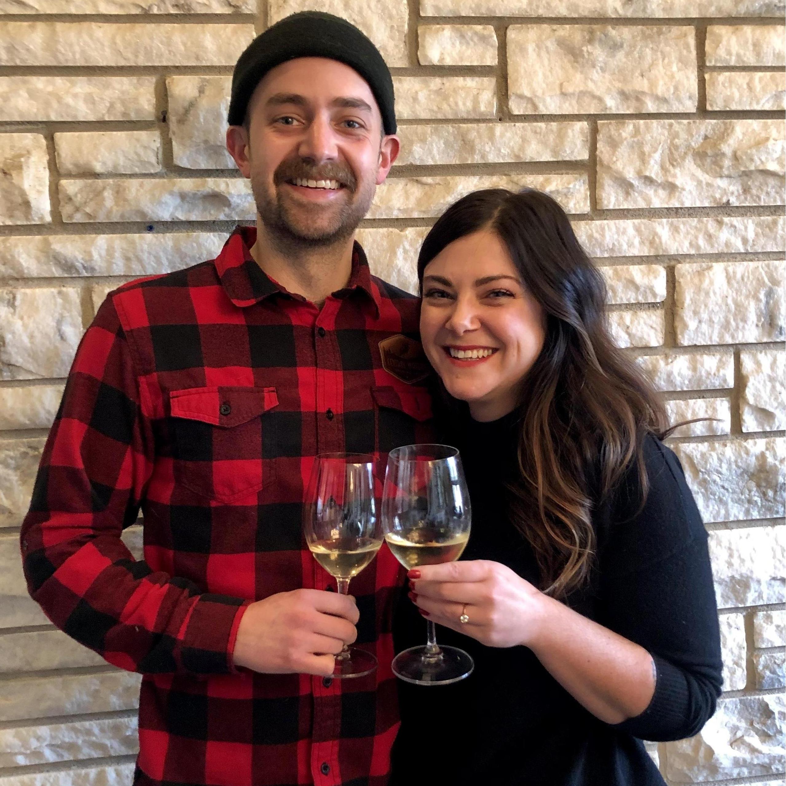 Celebrating our engagement! December 19, 2020.