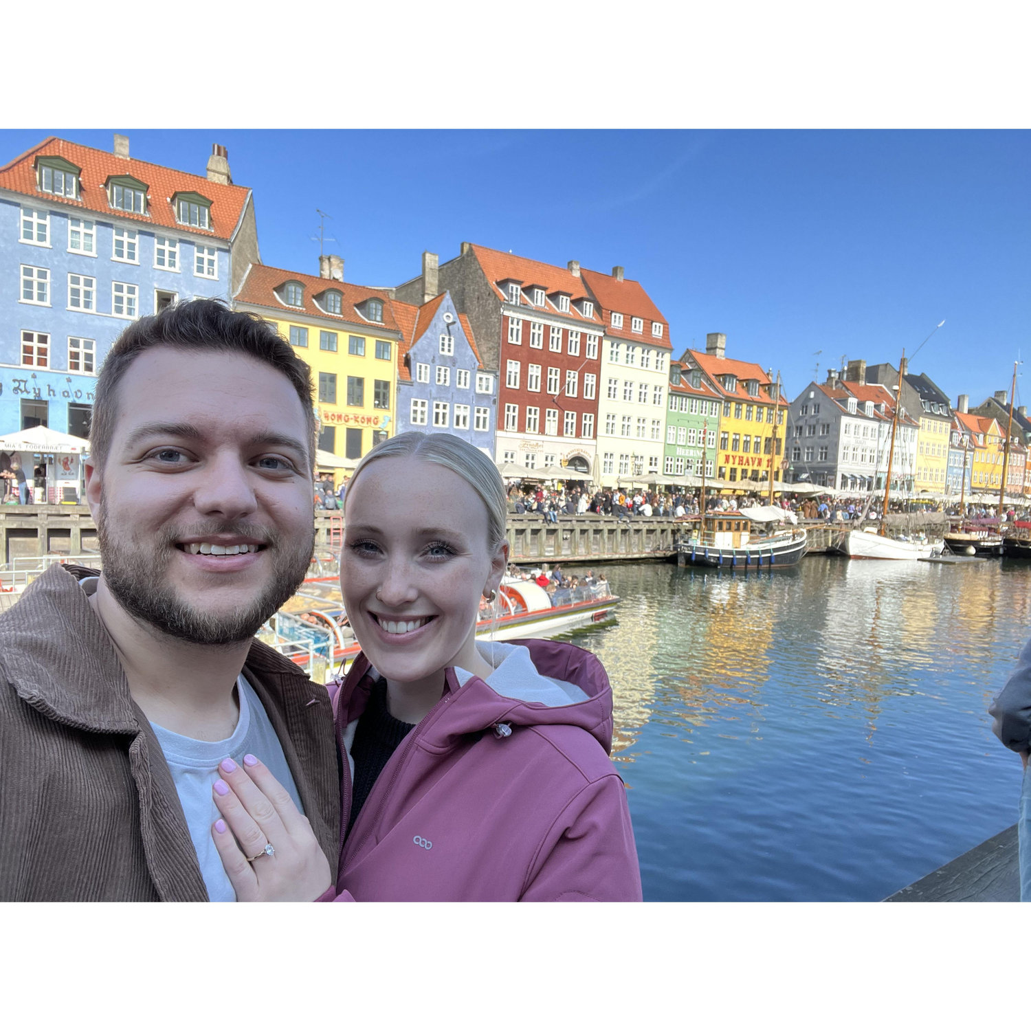 Day we got engaged in Copenhagen