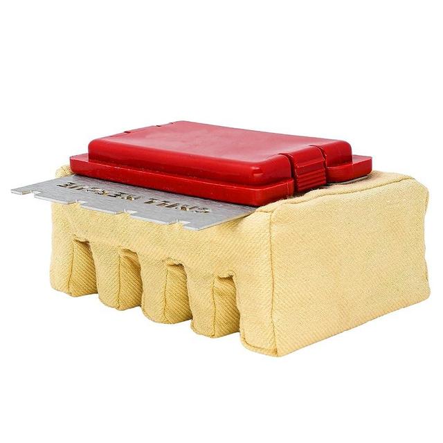Grill Rescue BBQ Replaceable Scraper Cleaning Head, Bristle Free - Durable and Unique Scraper Tools for Cast Iron or Stainless-Steel Grates, Barbecue Cleaner (Replaceable Grill Grate Scraper Head)