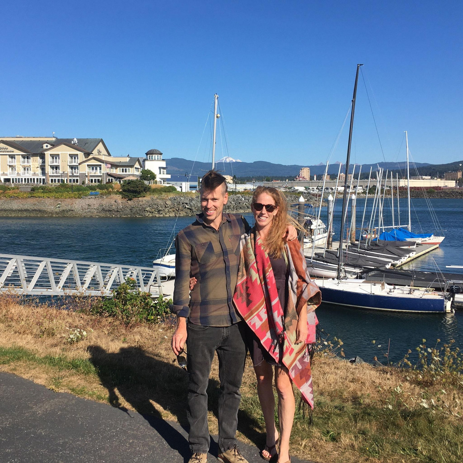 Kelly's first trip to Bellingham.
