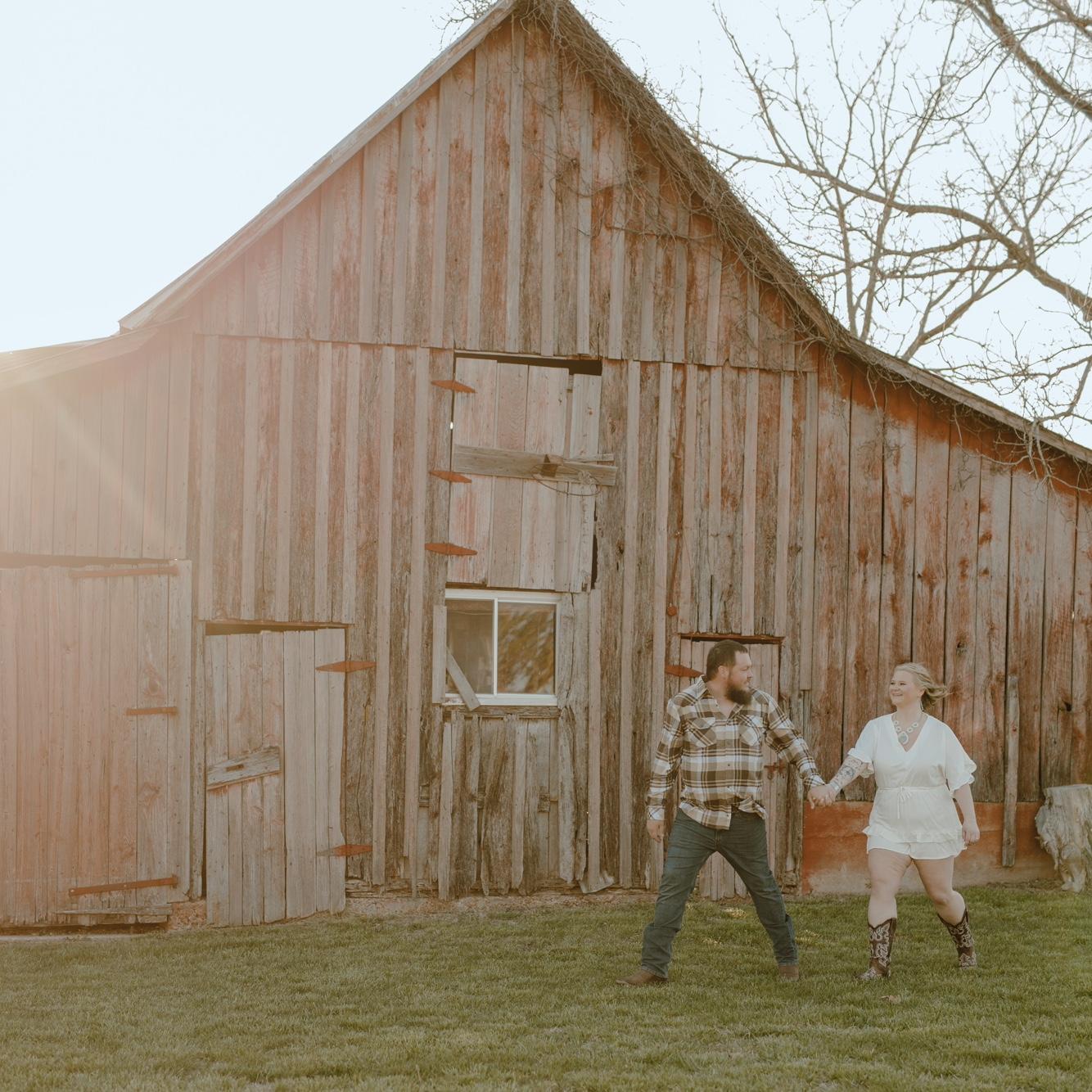 I got my barn engagement photos! (I dreamed of this my whole life)